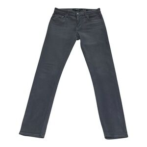 Guess Jeans Mens Charcoal Grey Slim Tapered Denim W32 L32 Straight Skinny Casual